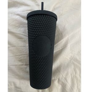 Limited Starbucks Matte Black Studded Tumbler 24oz